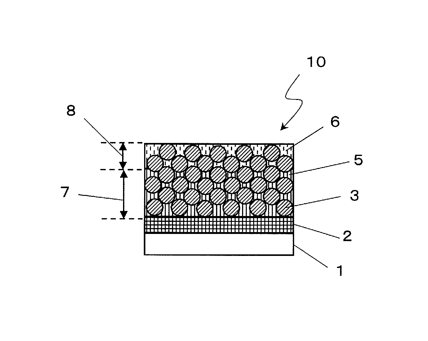 Wavelength conversion element including phosphor particles, and LED element and semiconductor laser light emitting device using wavelength conversion element