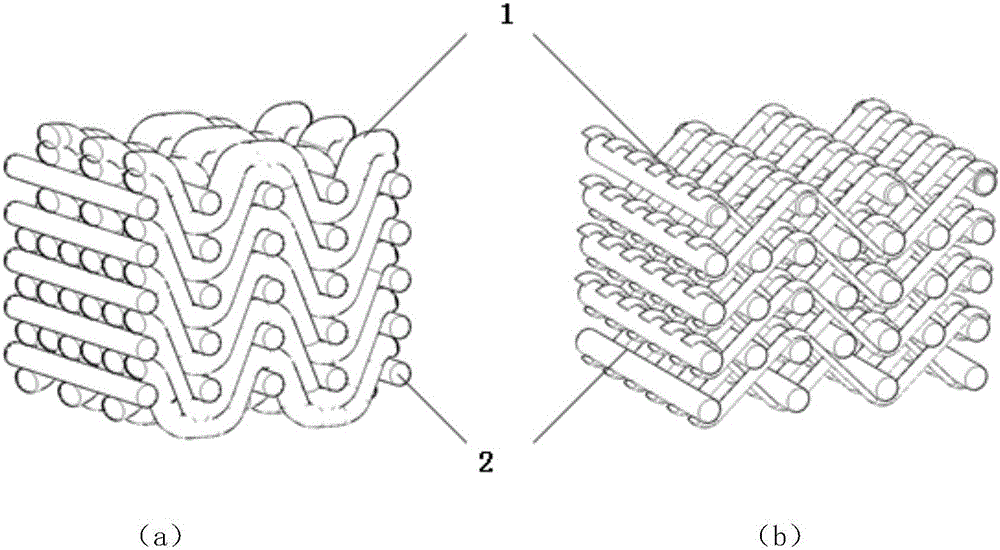 Molding preparation method for tackified preform of fiber layered-connection structure