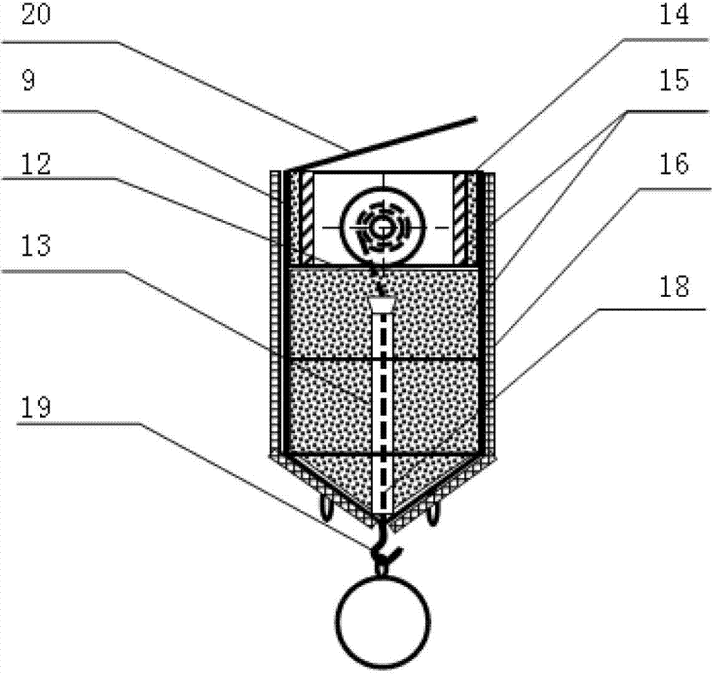 External tractive lifting-control device and method for offshore cages