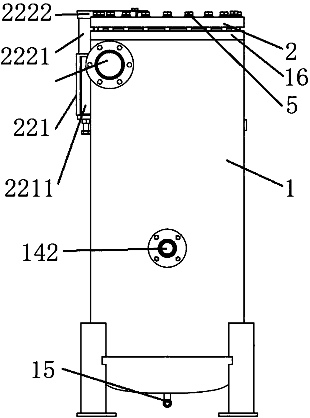 Oil-gas separation device