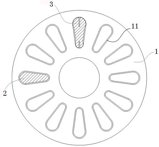 Induction motor rotor conducting strip and preparation method thereof