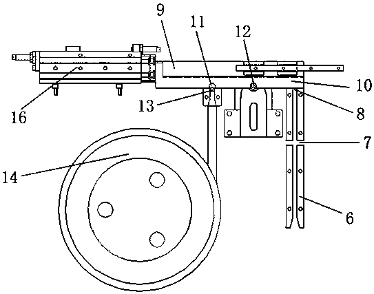 A magnetic pole marking detection and stacking device