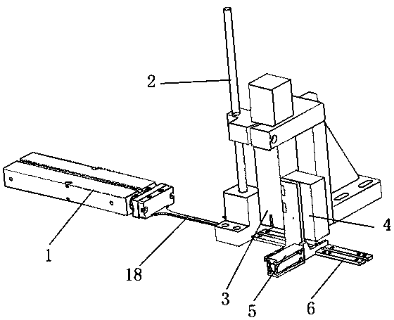 A magnetic pole marking detection and stacking device