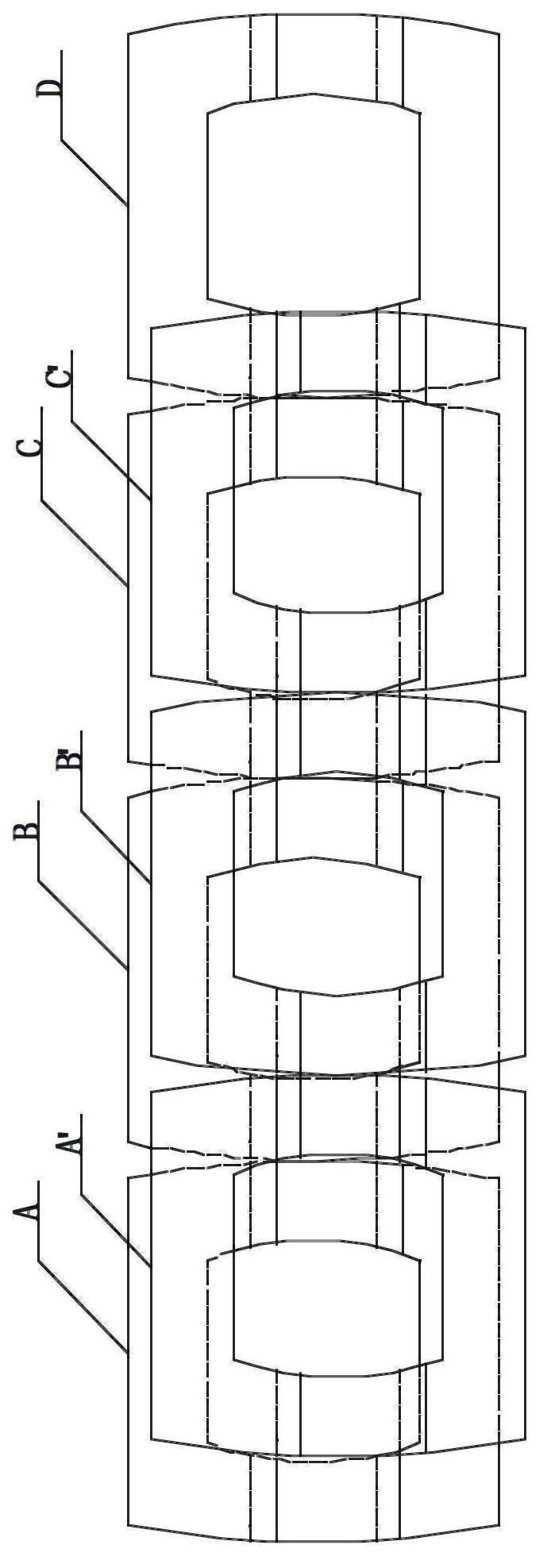 Mutually-embedded ecological building block retaining wall and construction method thereof