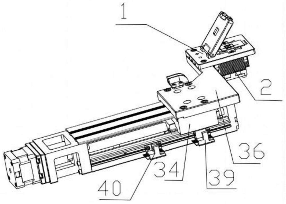 A movable chip holding device for nucleic acid amplification instrument