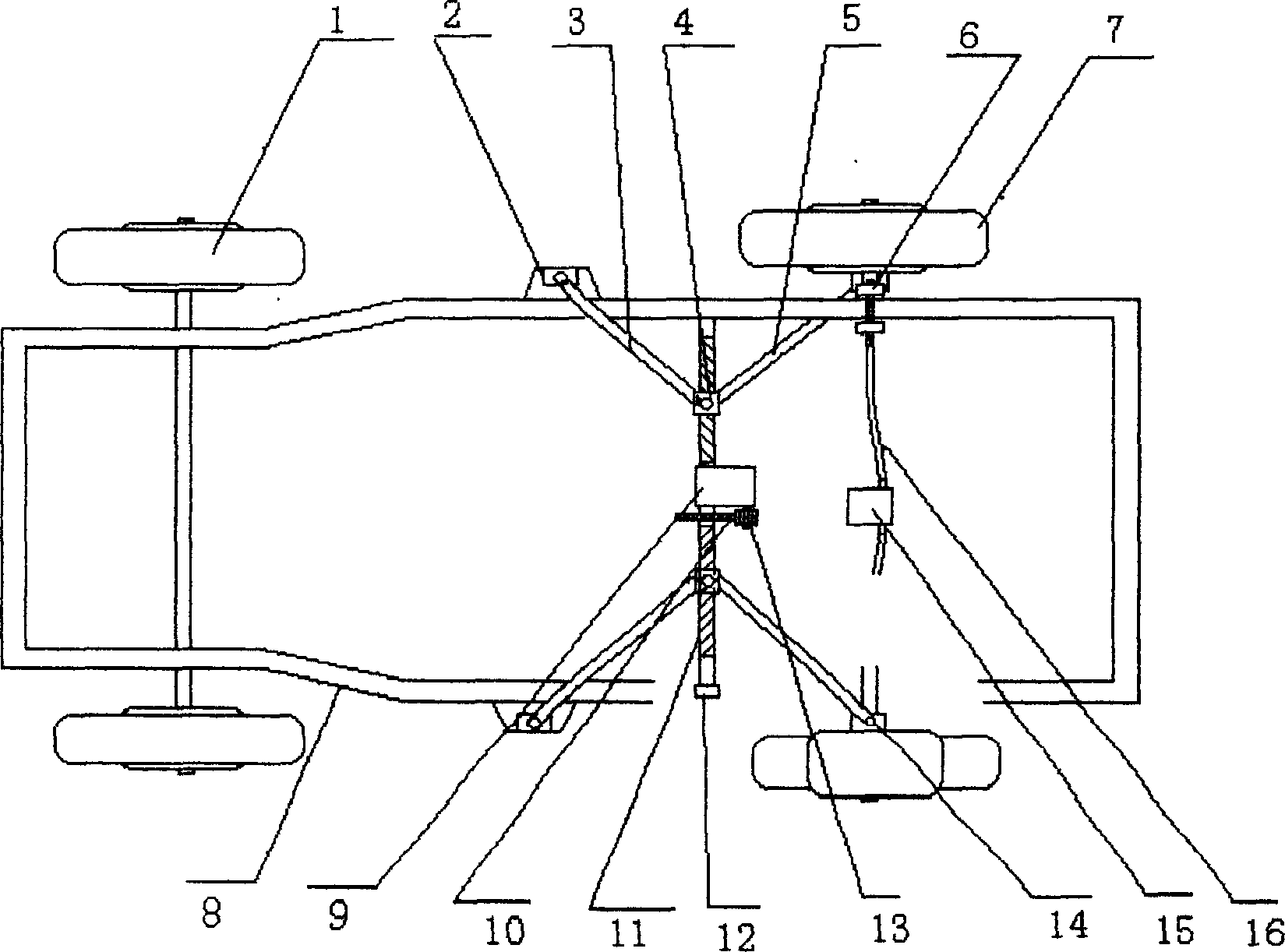 Axle-distance adjustable automobiles