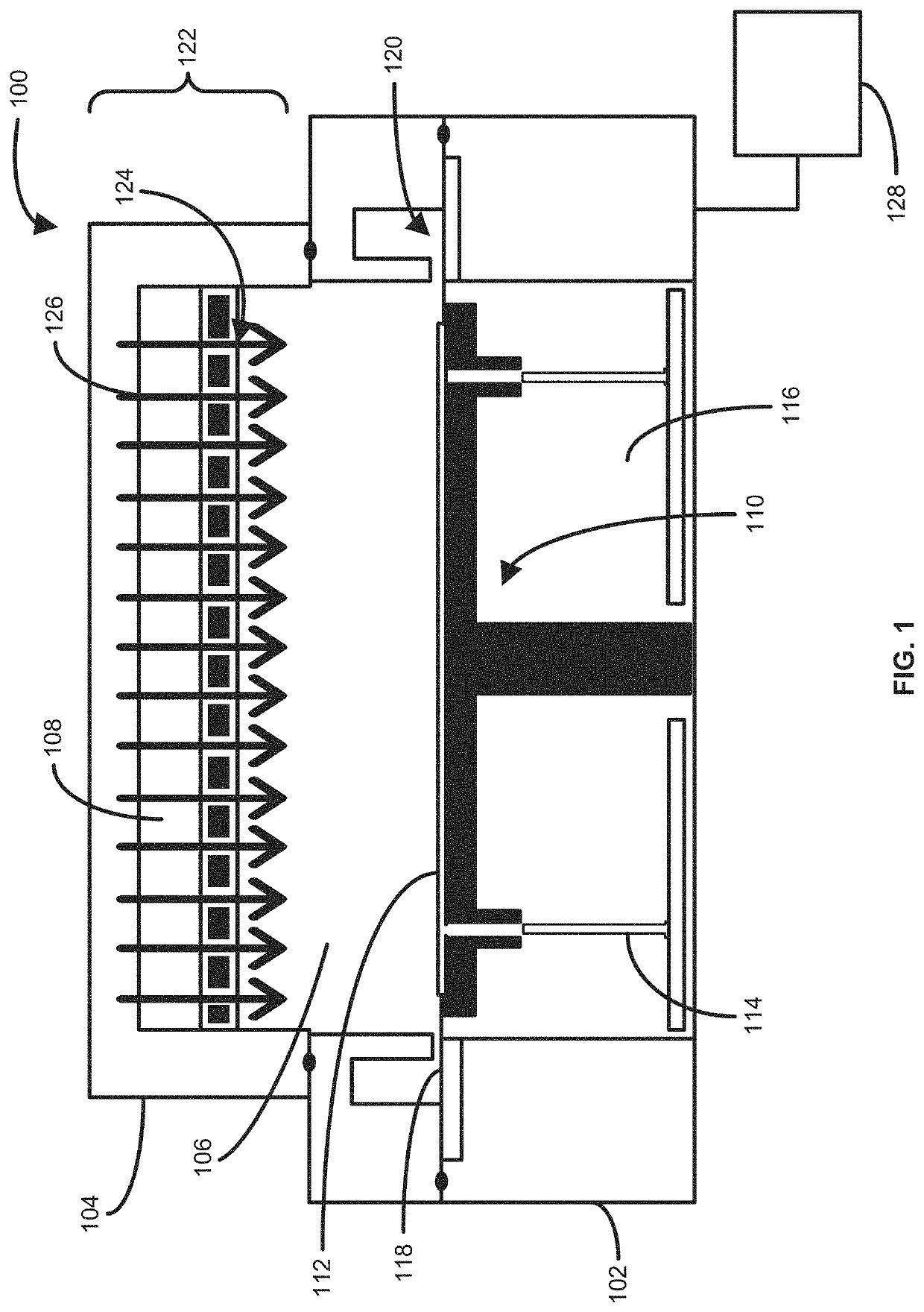 Method of forming an electronic structure using reforming gas, system for performing the method, and structure formed using the method