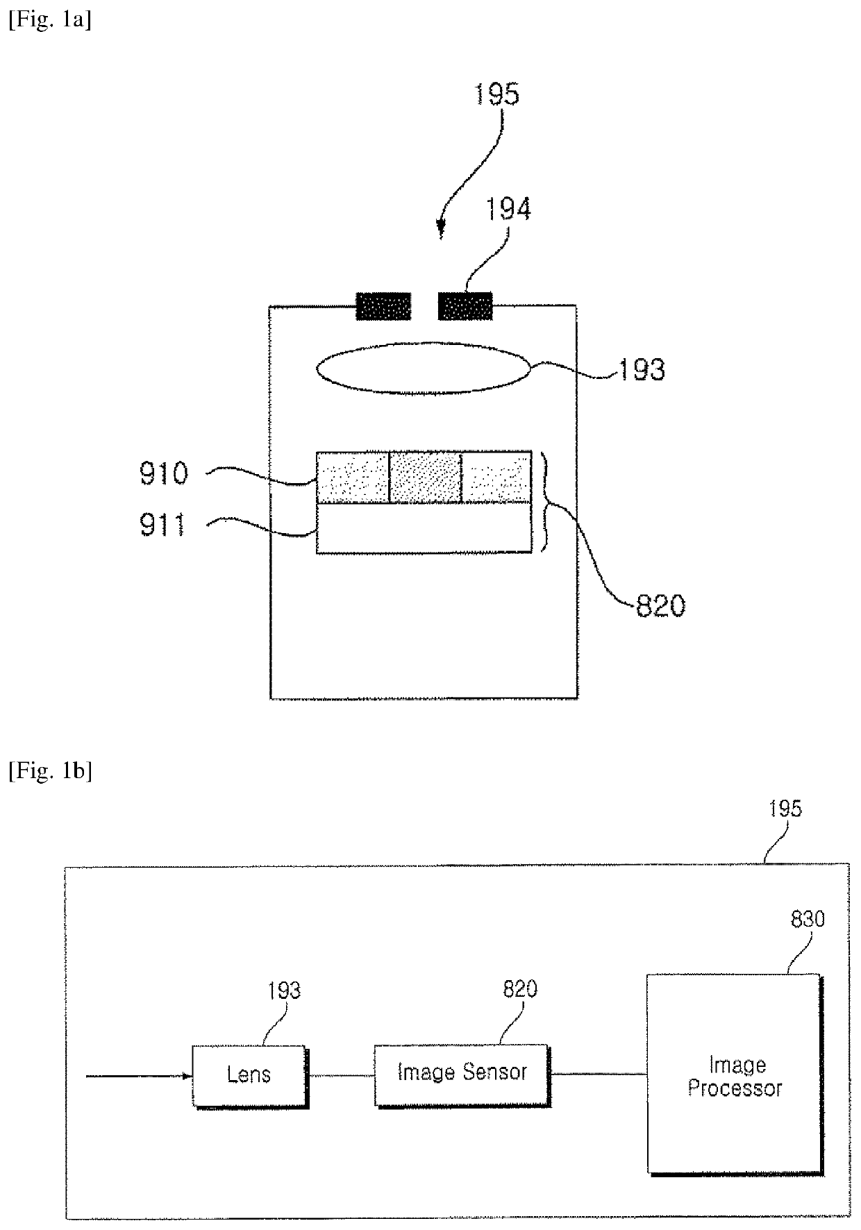 Lens curvature variation apparatus for varying lens curvature using sensed temperature information