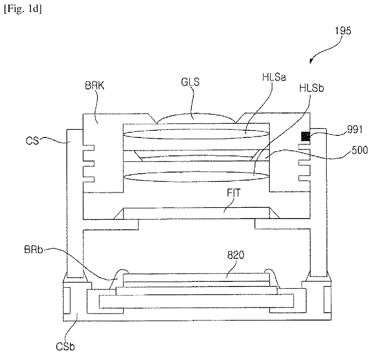 Lens curvature variation apparatus for varying lens curvature using sensed temperature information