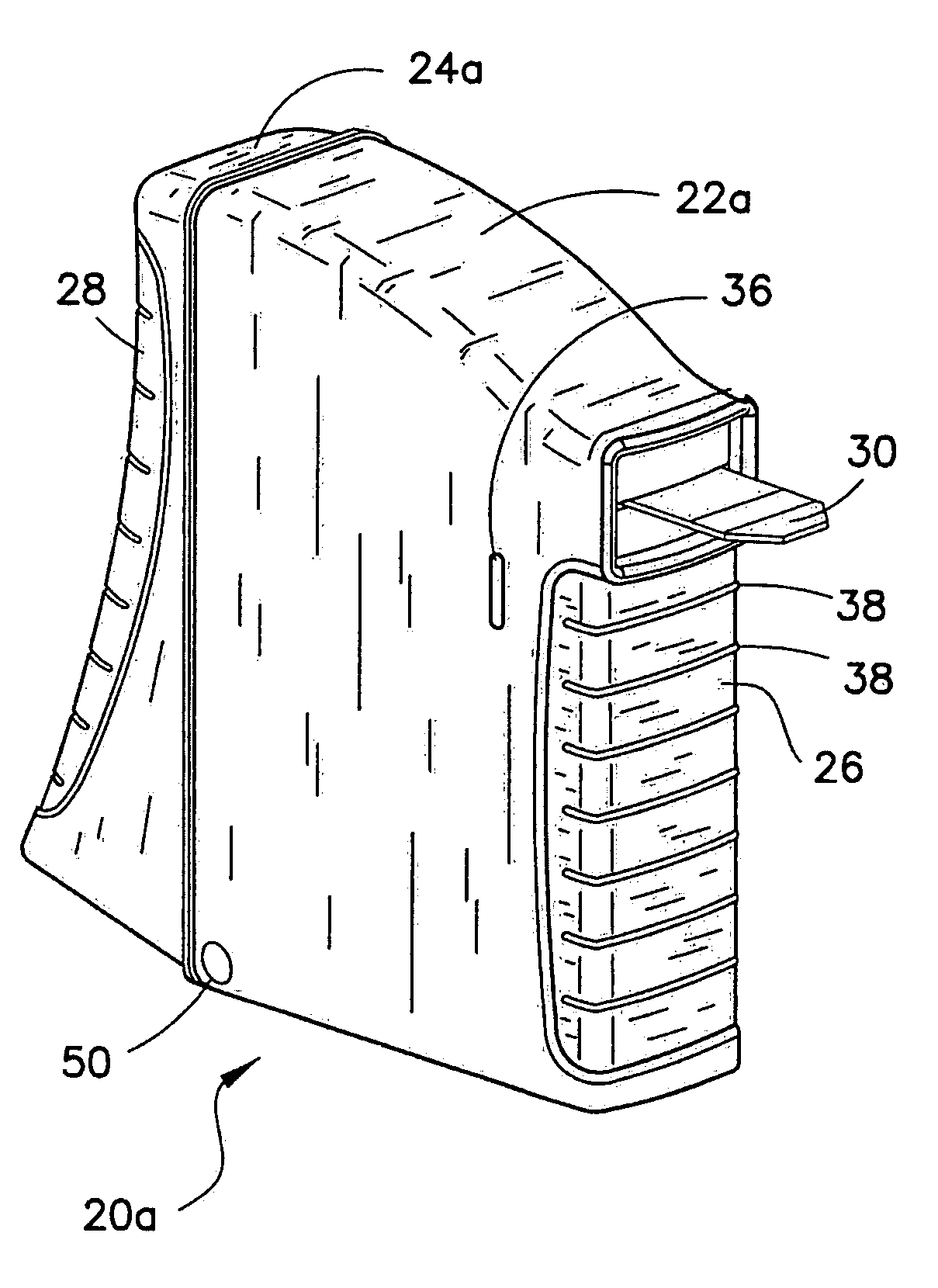 Dispenser for flattened articles