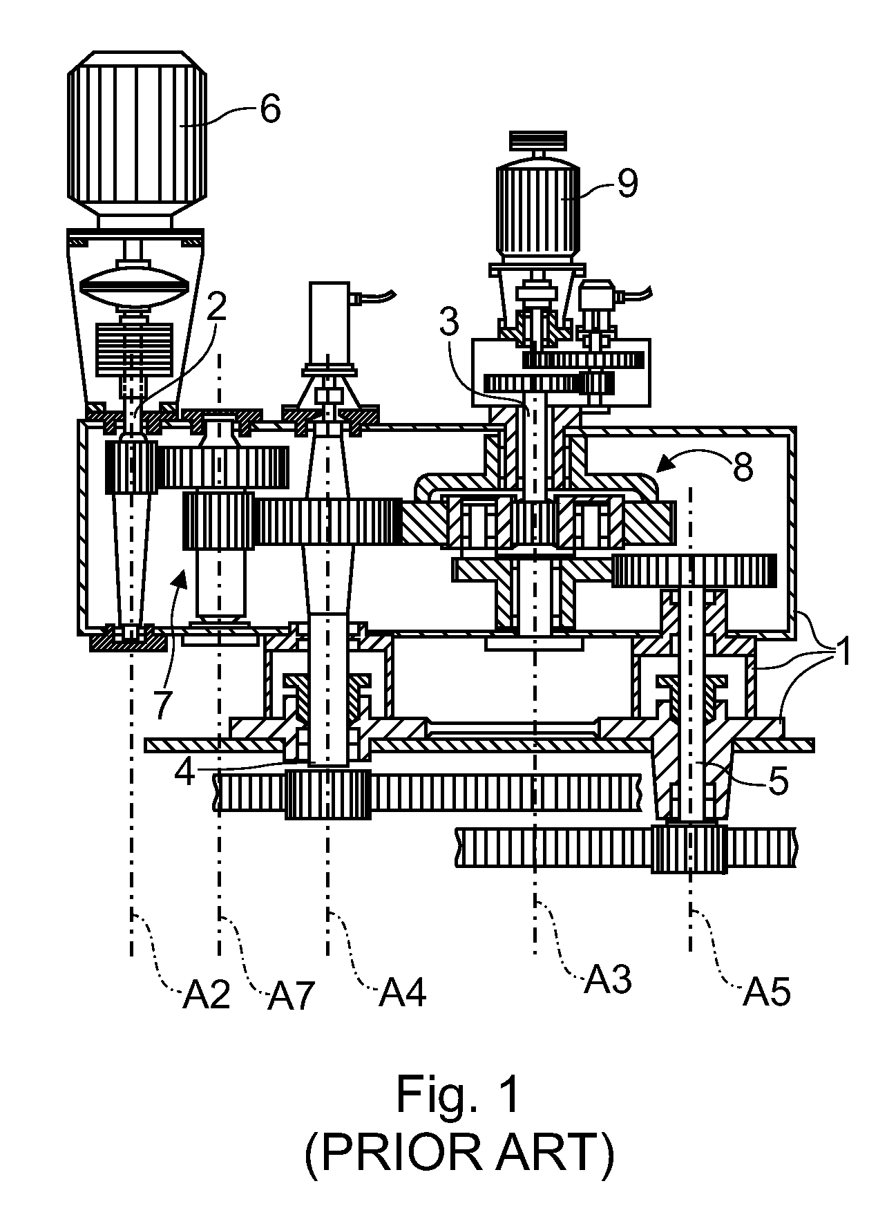 Device for distributing charge material into a shaft furnace