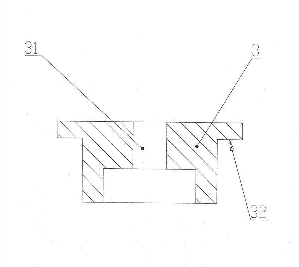 Device and method for cold press molding of diamond positioning arranging cutter