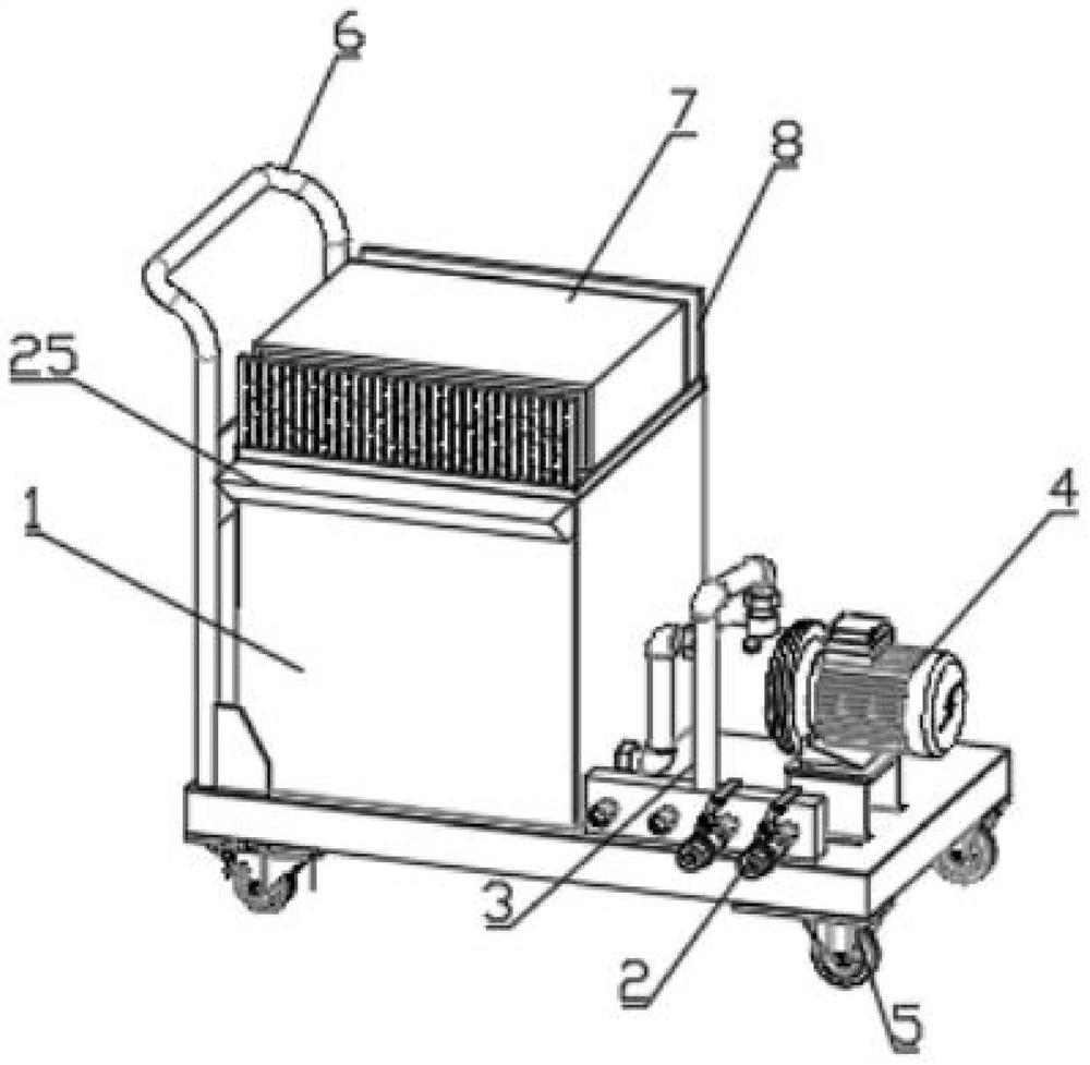 Rinsing and washing machine for poultry breeding, and use method of rinsing and washing machine