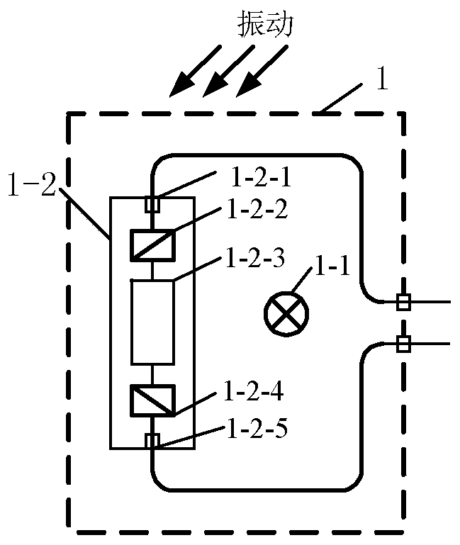 Optical current transformer with anti-vibration function and anti-vibration interference method realized by using the current transformer