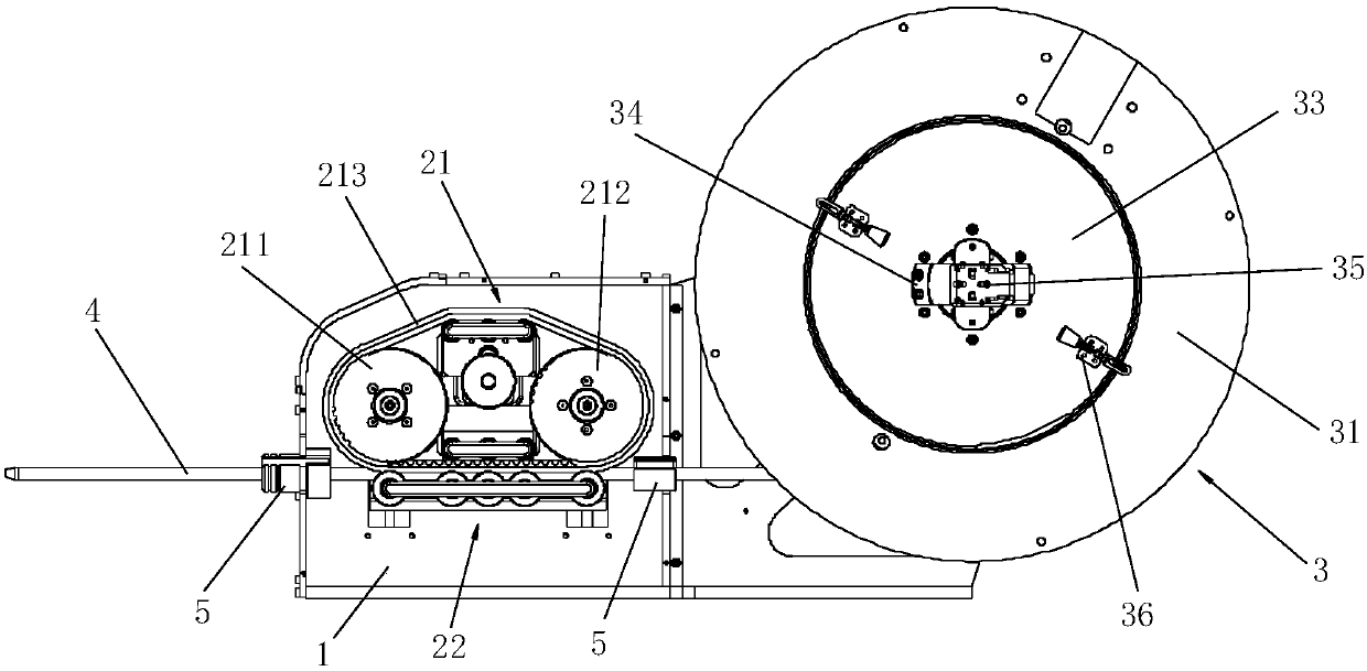 Vortex probe single-shaft push-puller