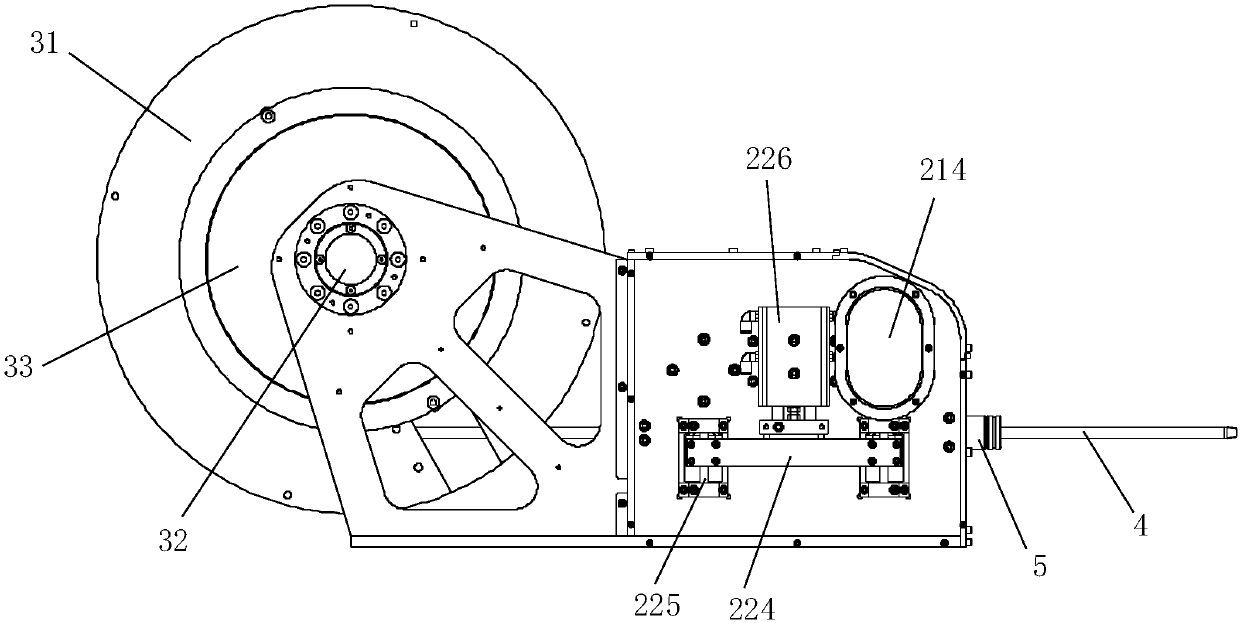 Vortex probe single-shaft push-puller