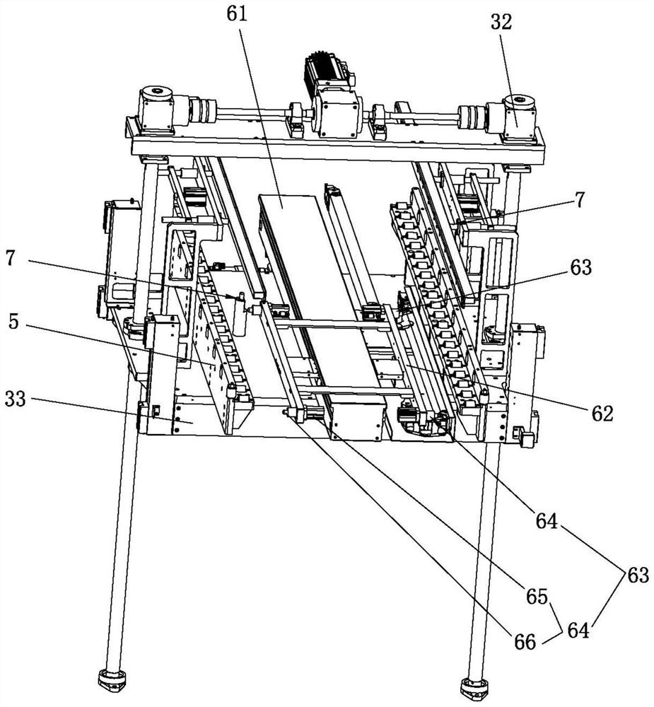 Circulating material taking and discharging equipment for battery infiltration