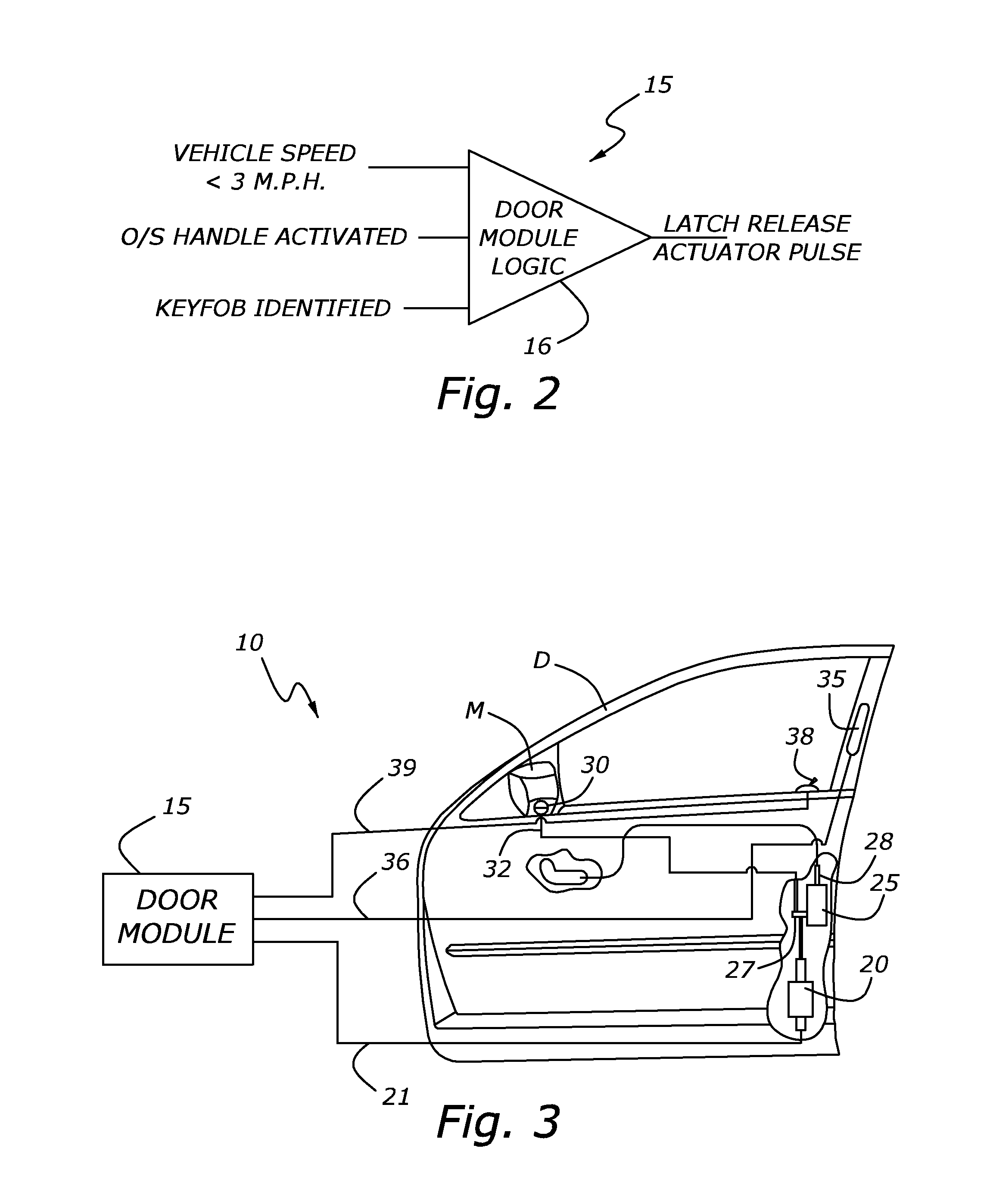 Passive Entry System for Automotive Vehicle Doors