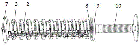 Pulse power device based on annular ceramic solid state line