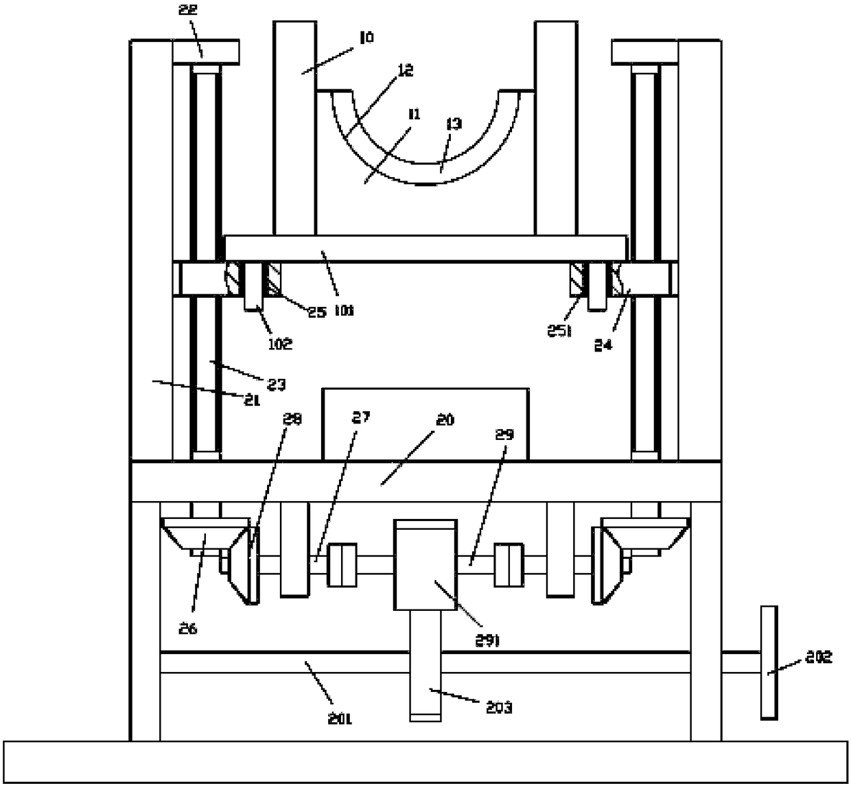 Precise lifting mechanism for installation of large valve