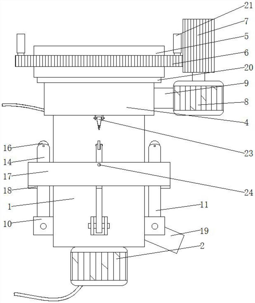 Uniform variable-speed blanking device for producing silicone sealant