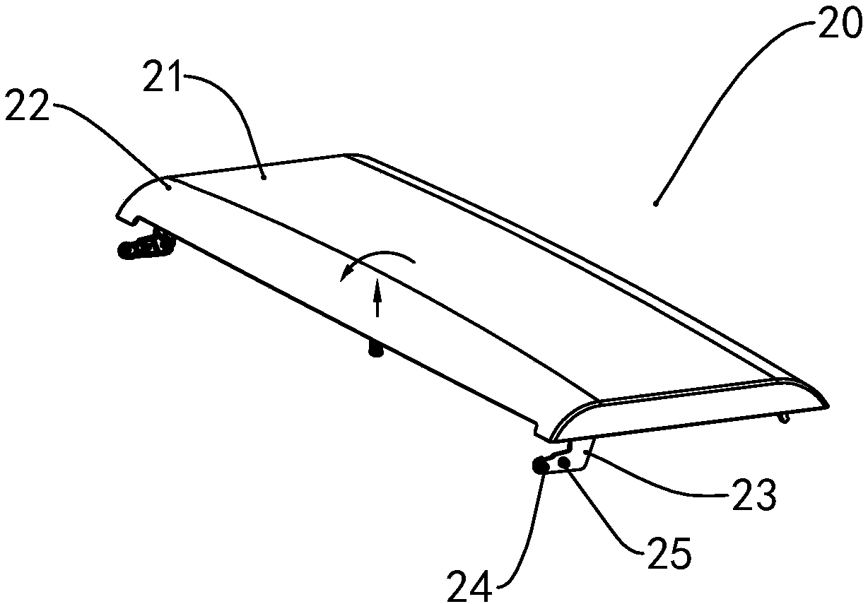 Panel opening-closing movement mechanism