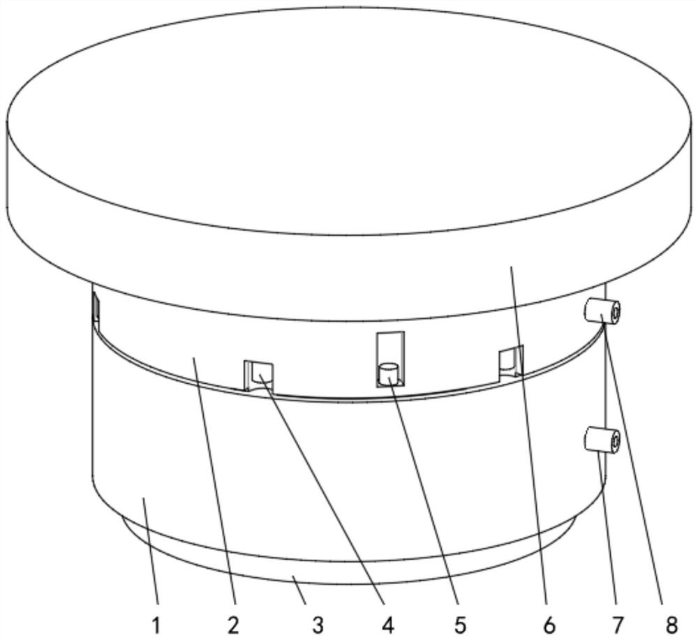 Marble precision workbench air floatation jacking mechanism