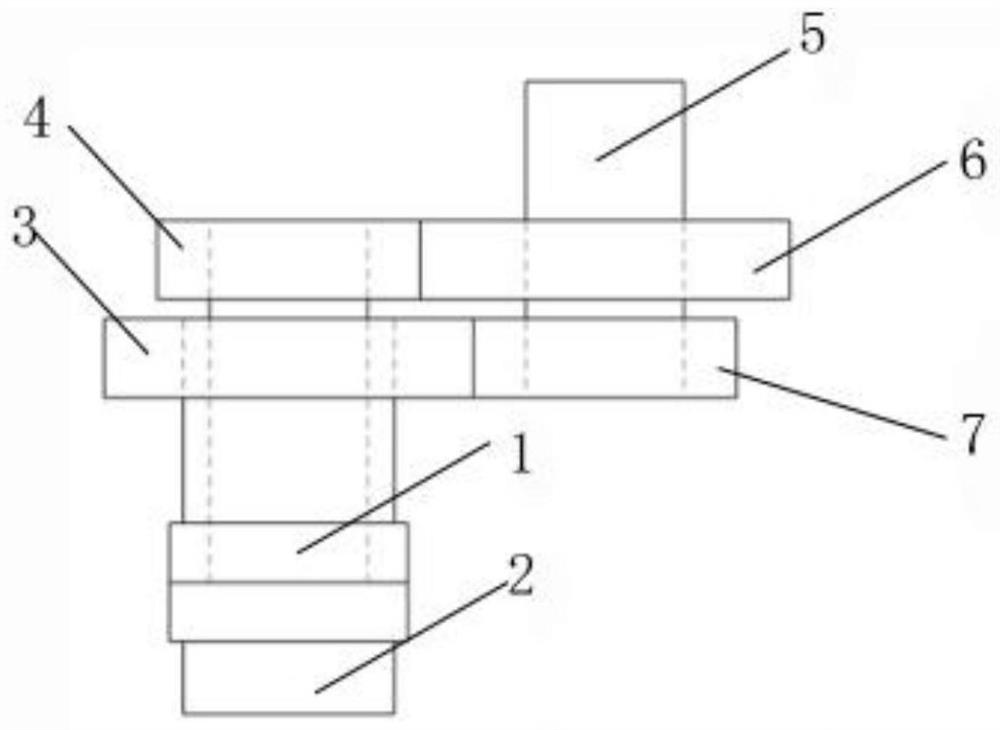 Power output device of rotary opposed piston engine