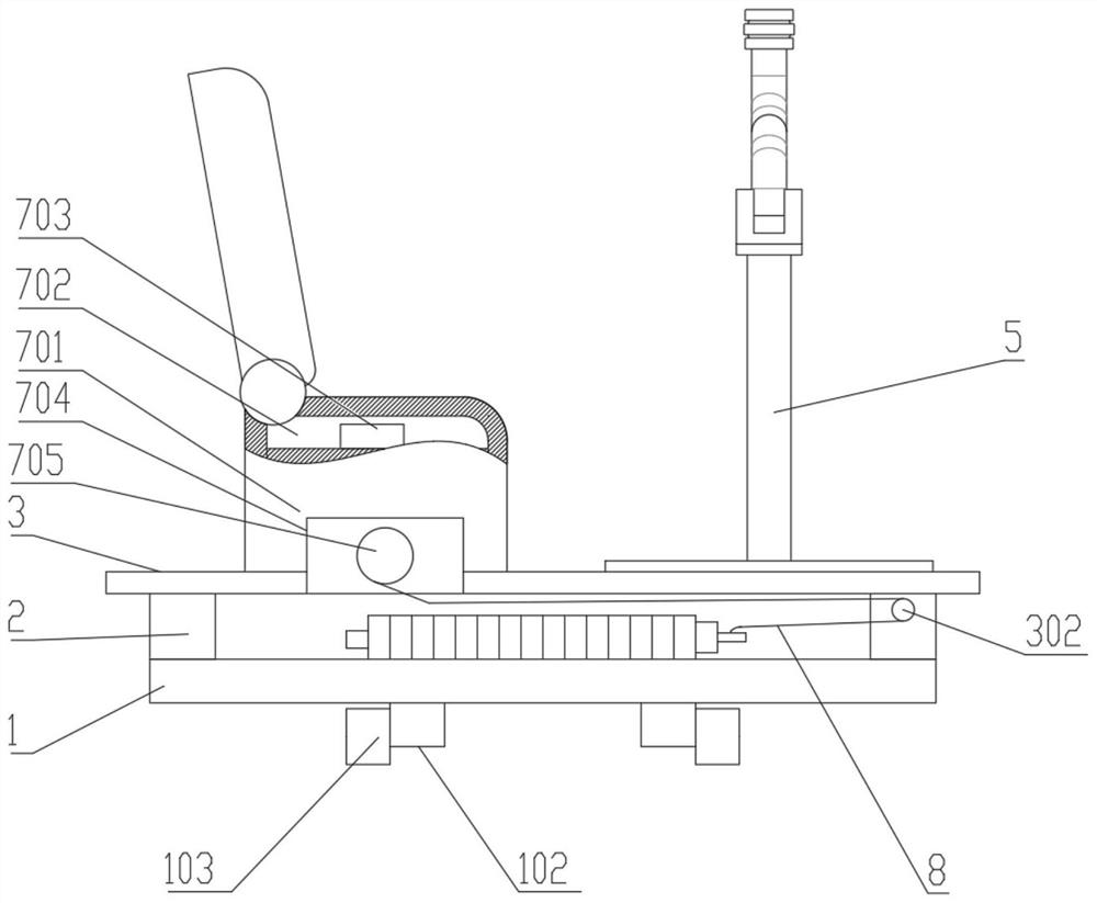 Panoramic shooting track device for film and television production