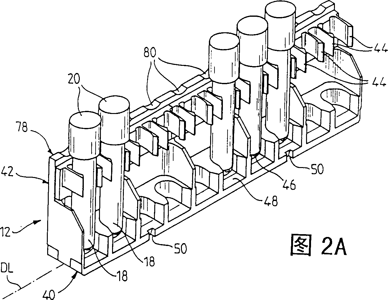 Device for treatment of sample of blood products