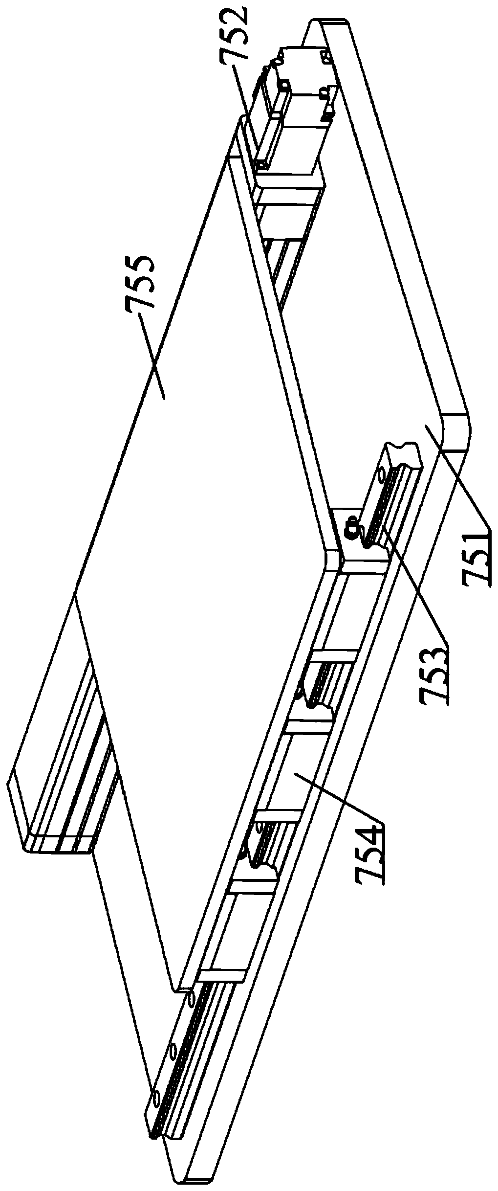 Full-automatic rotor shaft core press-in production line and working method thereof