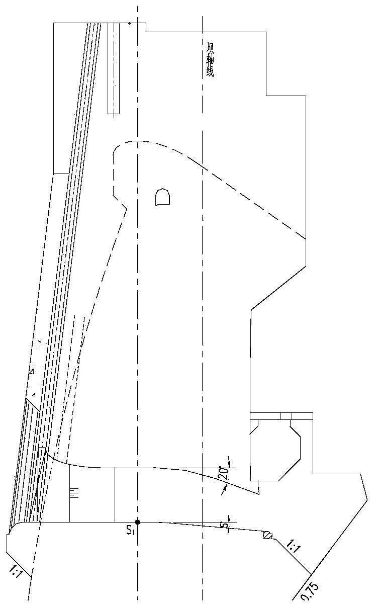 Flood discharge hole opening multi-layer asymmetric arrangement method suitable for high arch dams