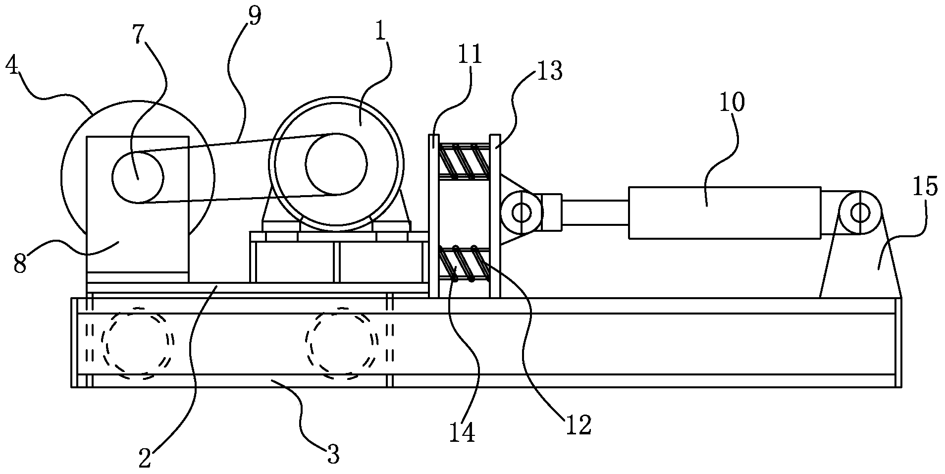 Device for grinding pipeline socket