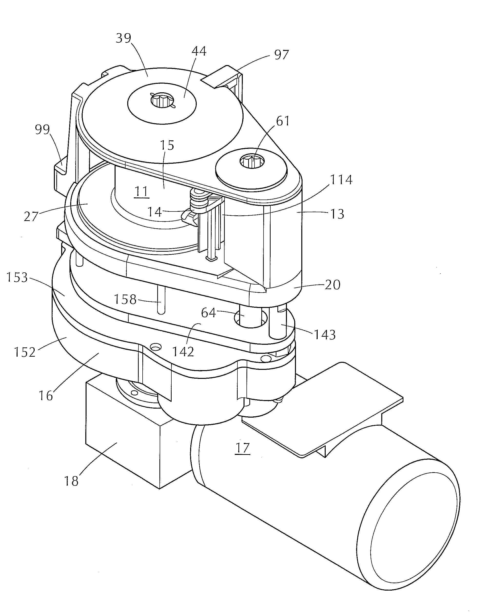 Line handling winch for sailing yachts