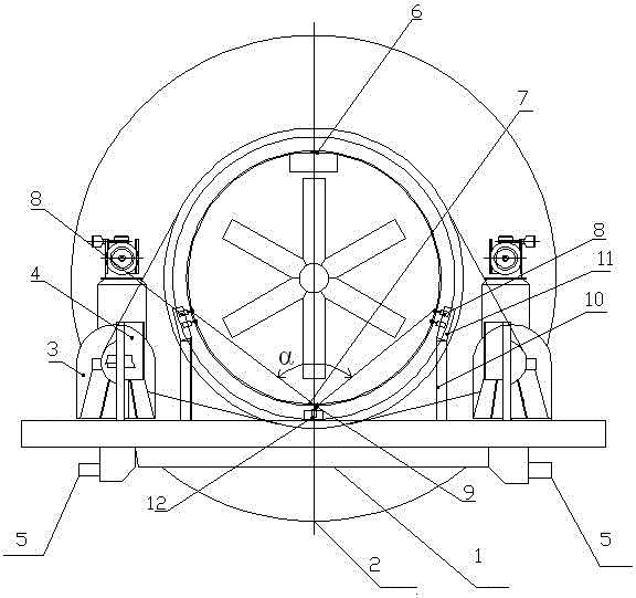 Safety control device for dumping tank body of mixed iron car