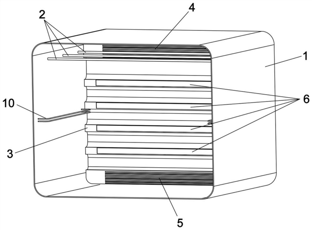 Hot air circulation structure and oven