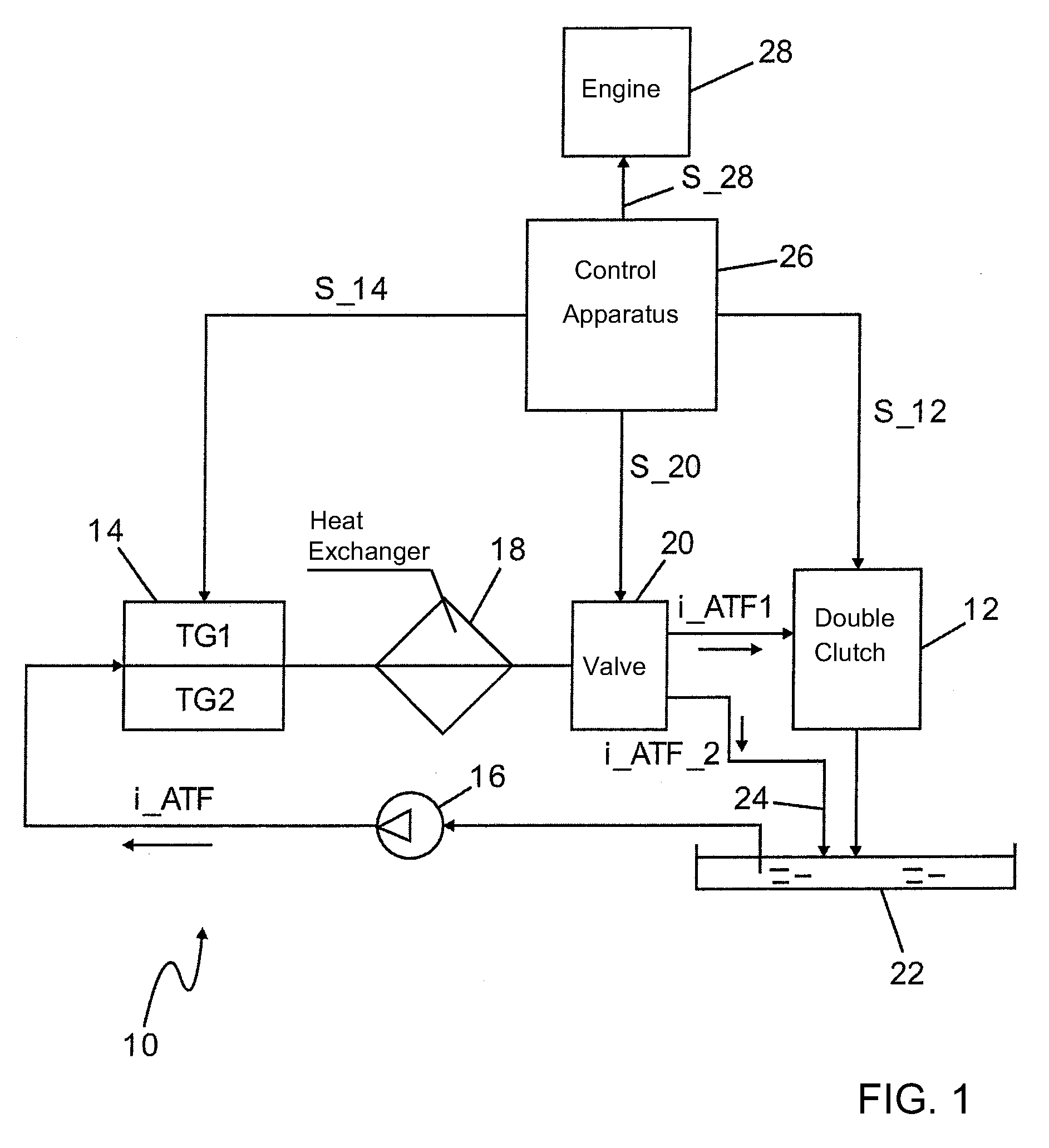 Hydraulic system of a clutch of a motor vehicle transmission