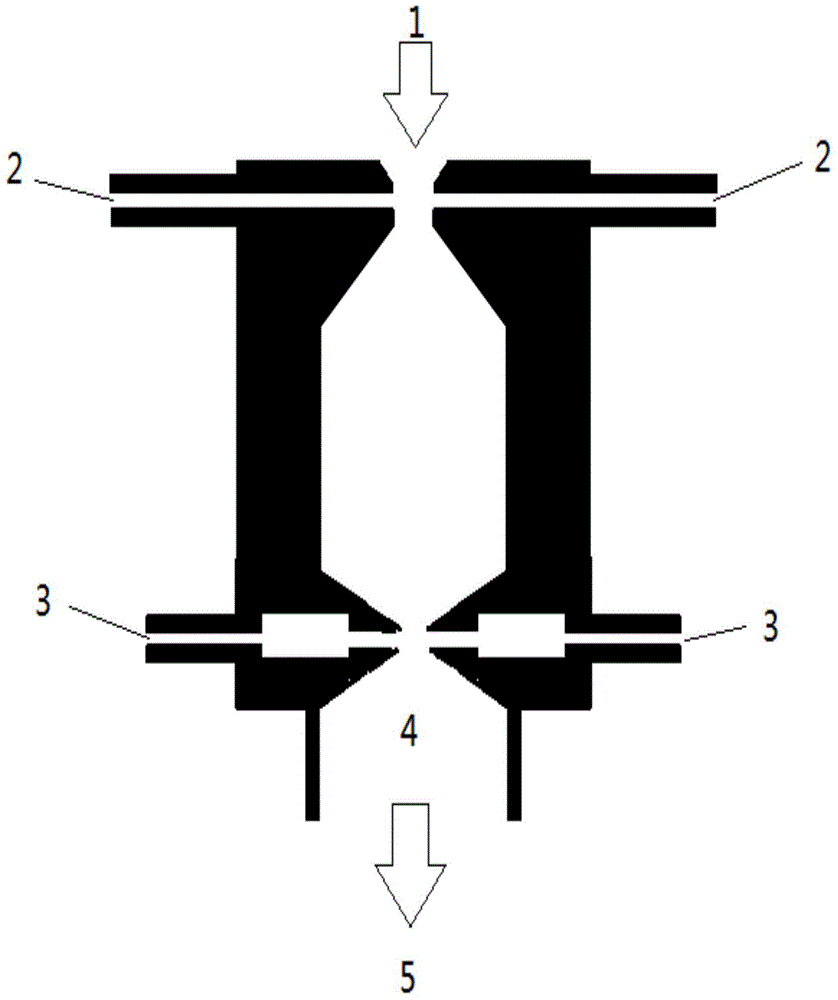 Multi-section plasma cracking carbonaceous material reactor system