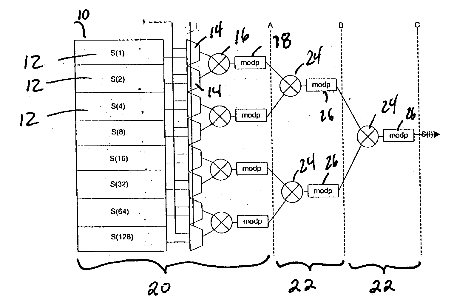 Method and apparatus for generating a pseudo random number