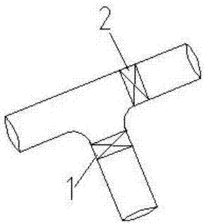 Large-area overwater support pouring method