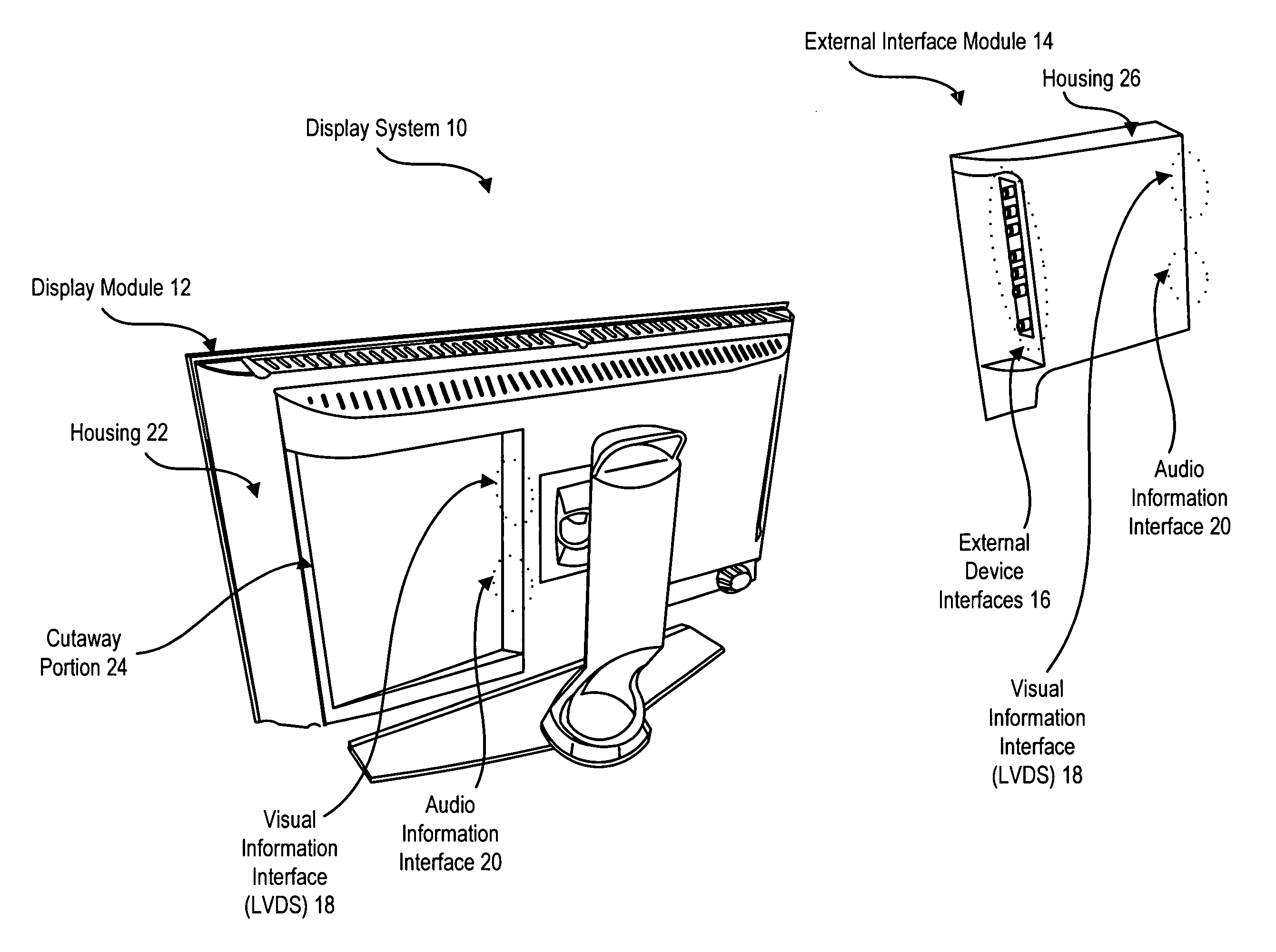 System and method for modular display