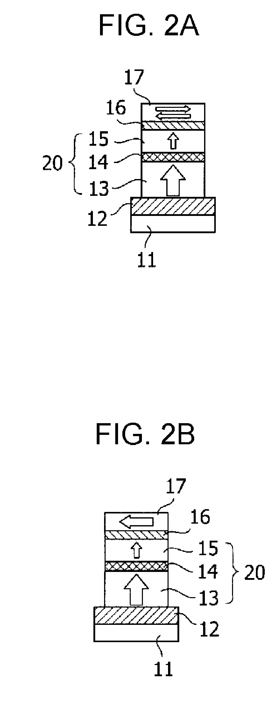 Magnetic memory element and driving method for same