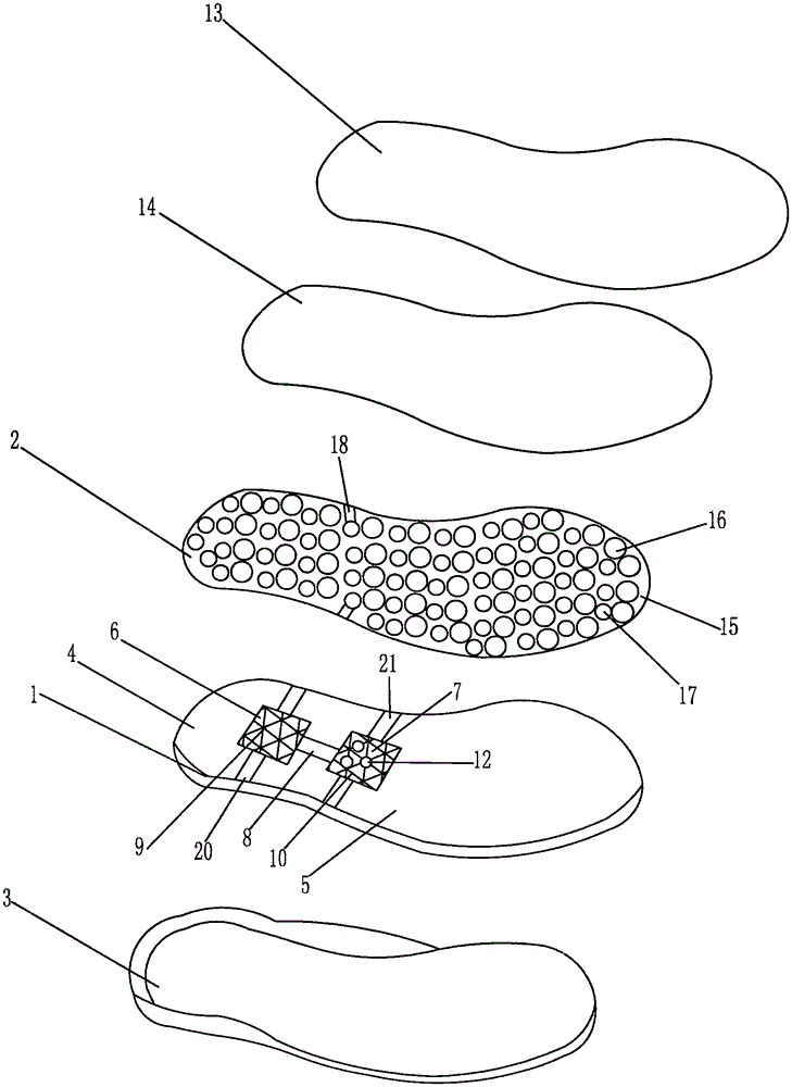 Heightening insole