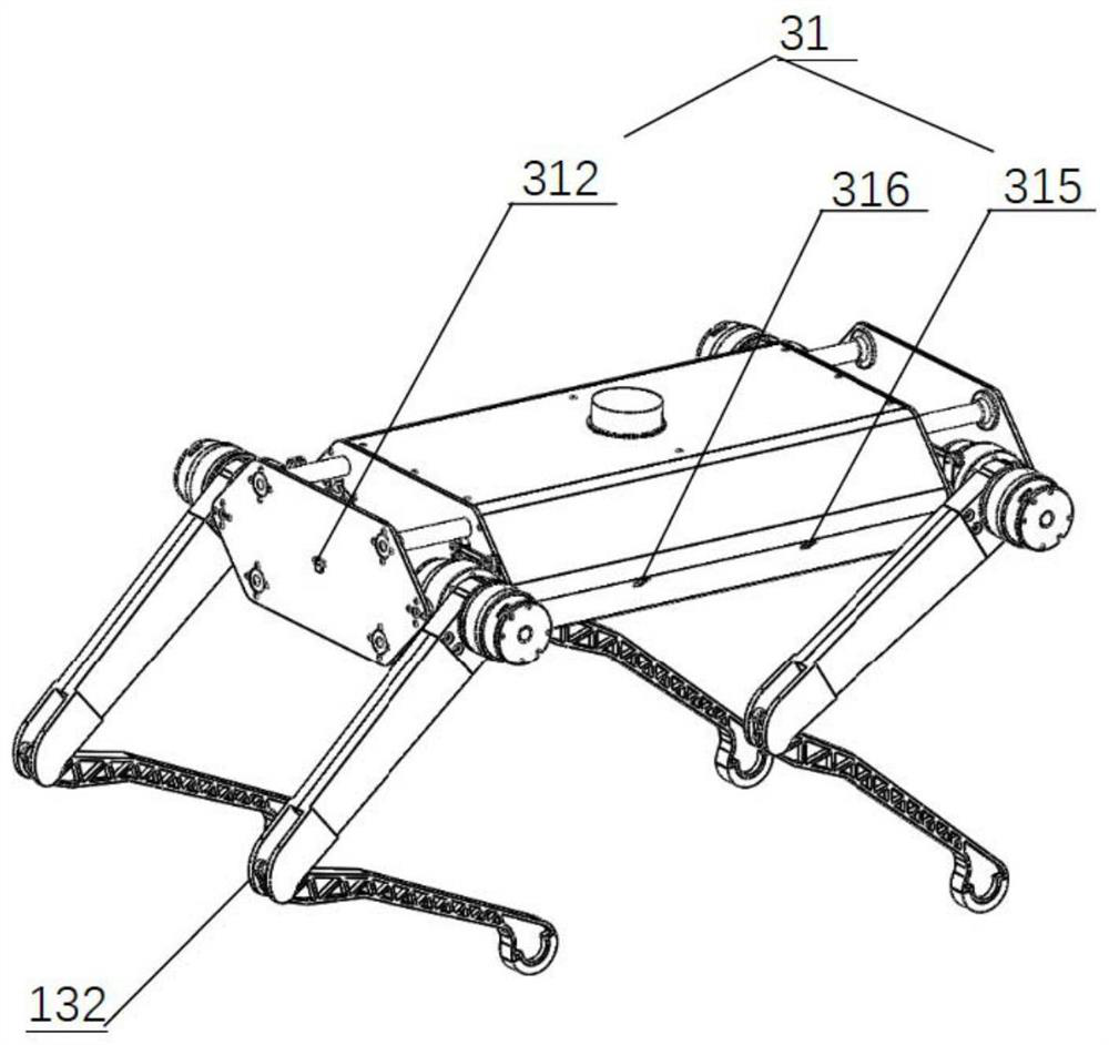 Bionic autonomous robot autonomous obstacle avoidance system and obstacle avoidance method thereof