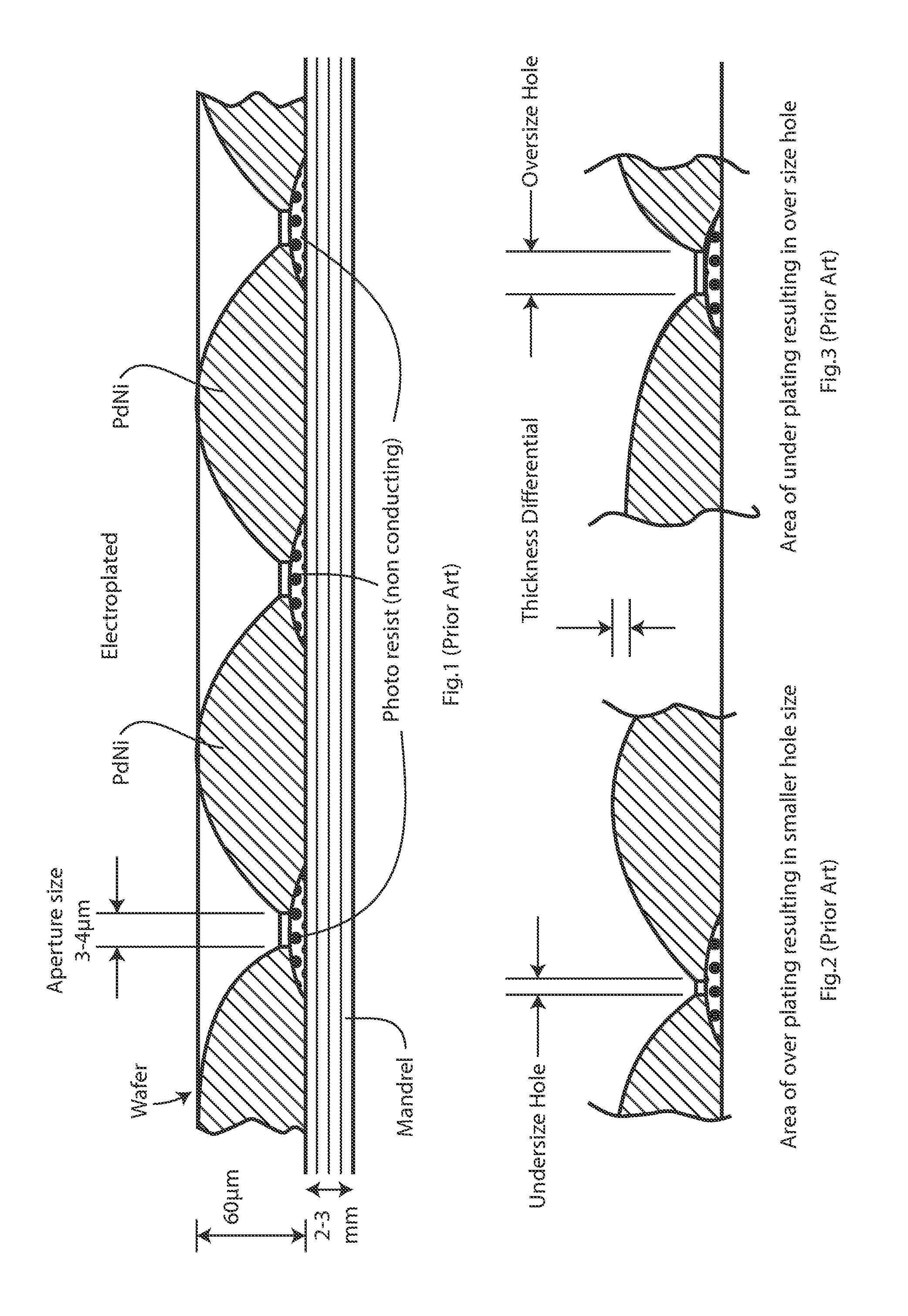 Method for producing an aperture plate