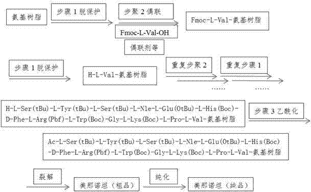 Preparation method of melanotan-II