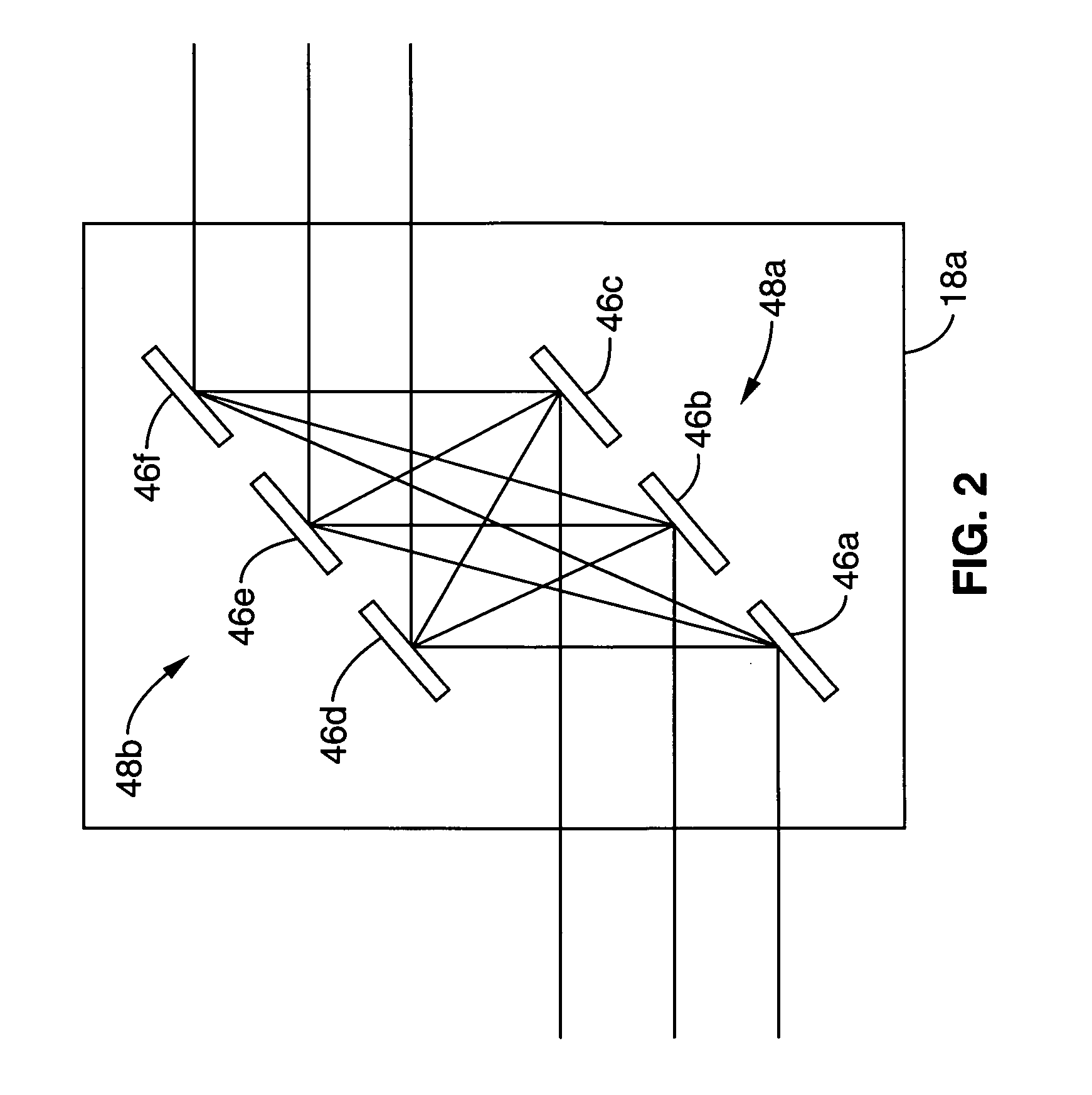 Multi-wavelength cross-connect optical switch