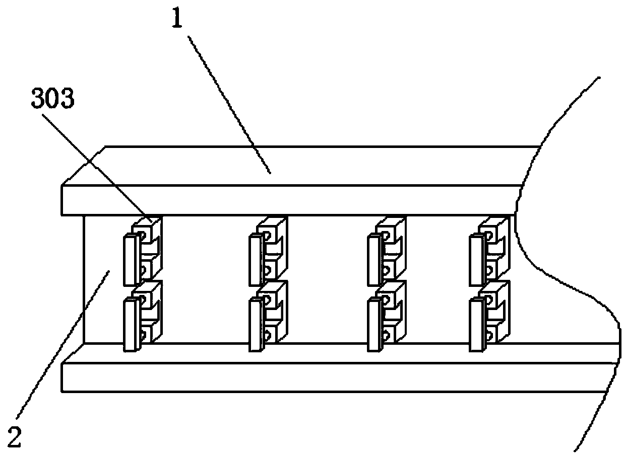 Flame-retardant wire harness fixing device