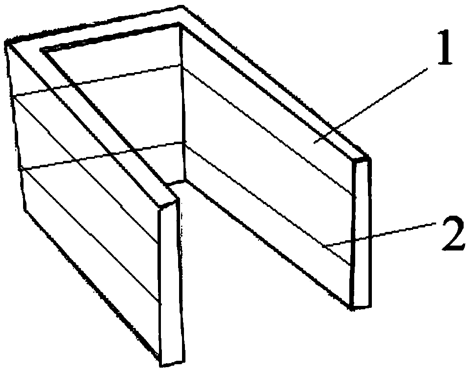 Structural column mold shell and preparation method thereof