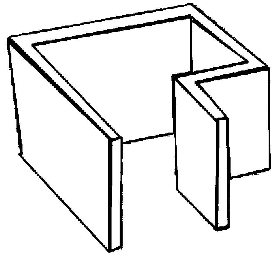 Structural column mold shell and preparation method thereof